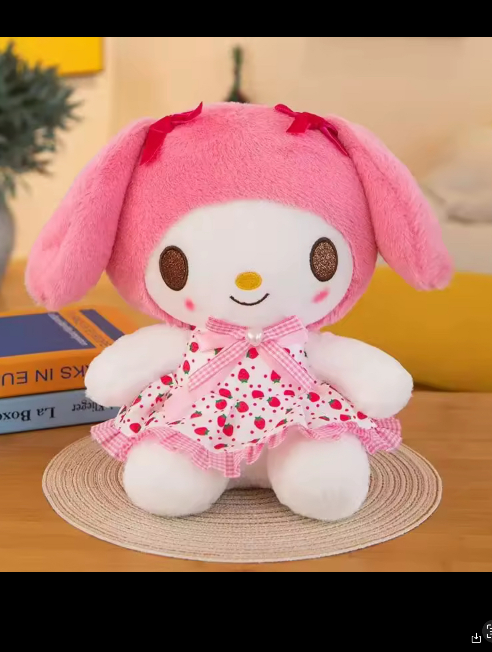 Plushie Pink Dress Cartoon