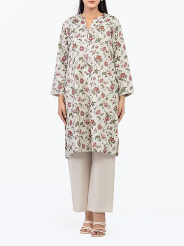 Pret 2Pcs Printed Cambric Shirt Trouser