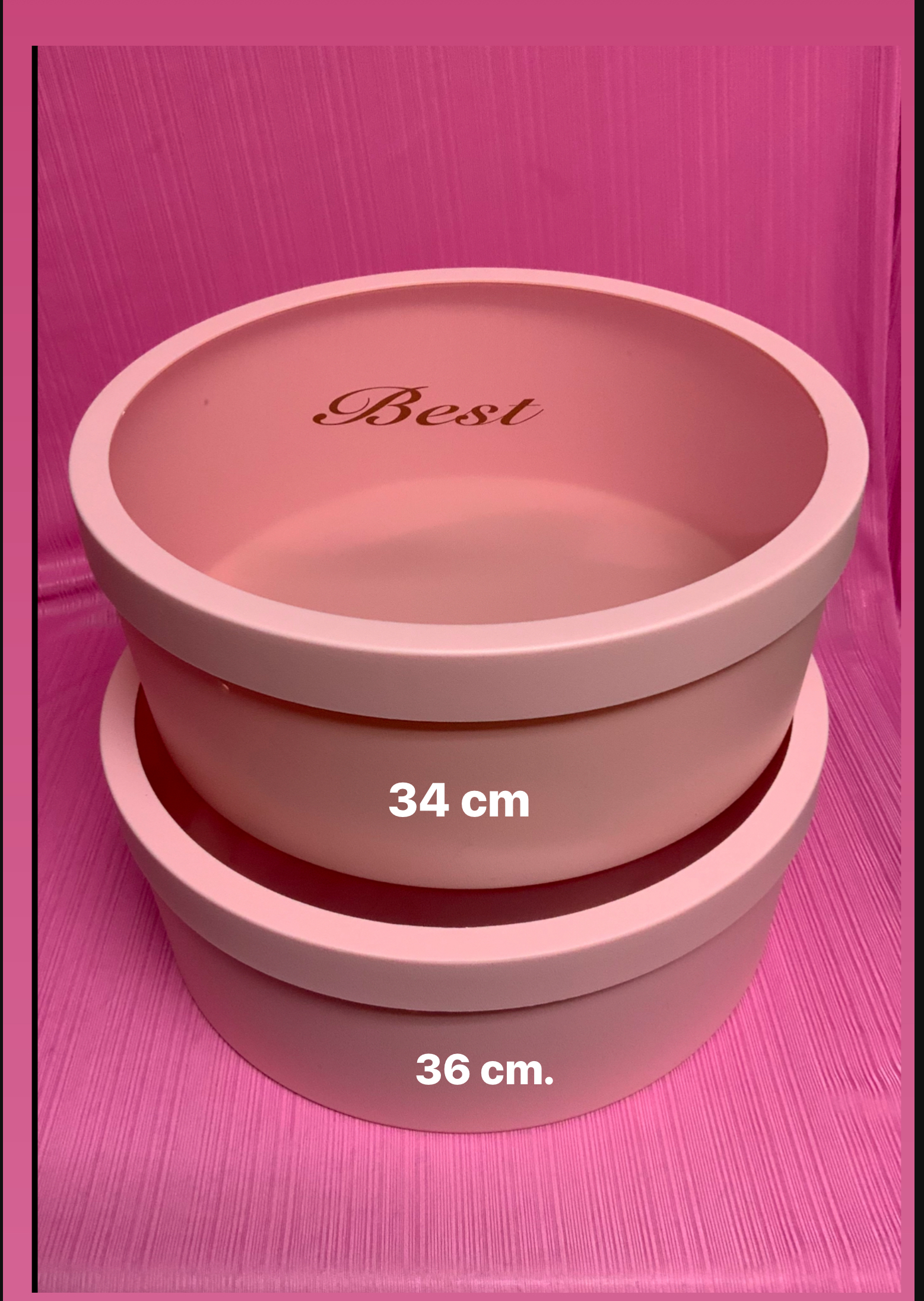 Round Large Box set of 2