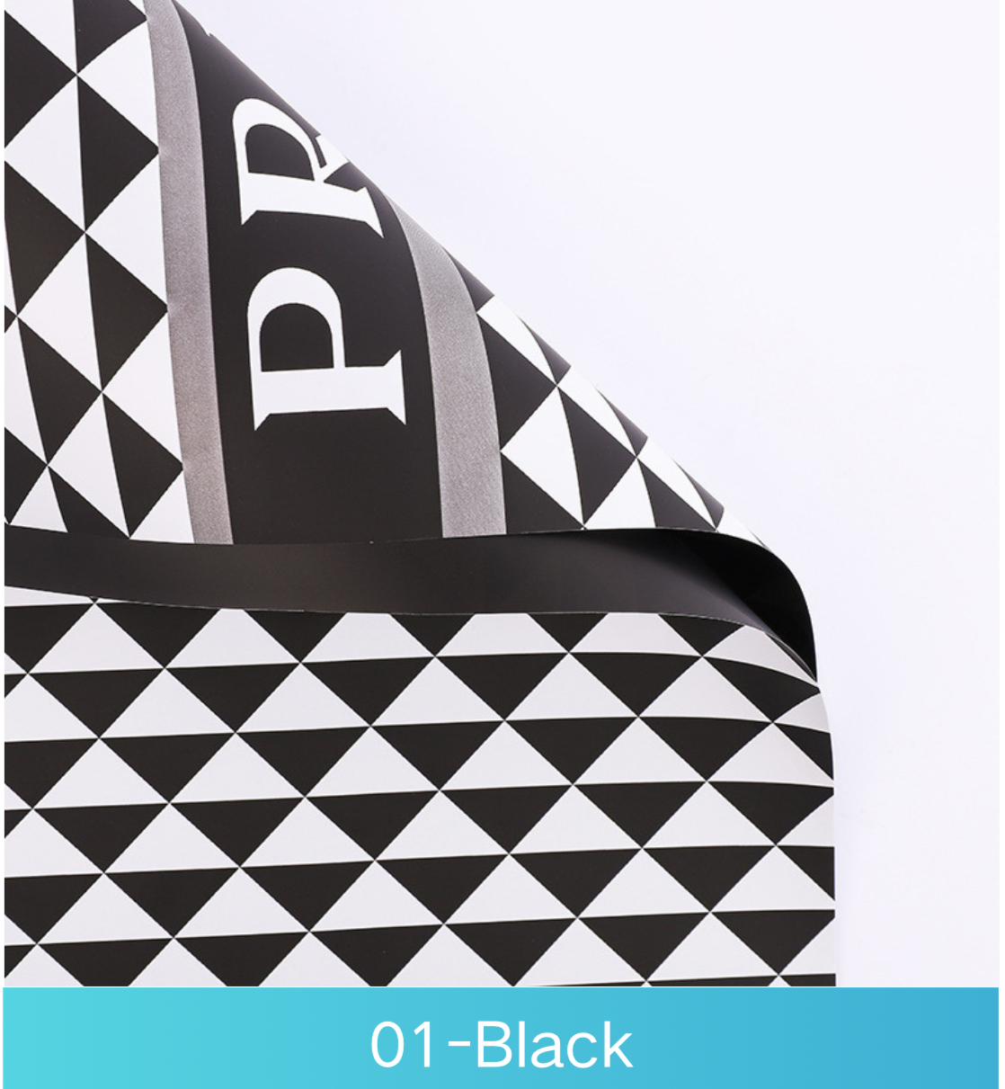 Smooth Black Branded Paper