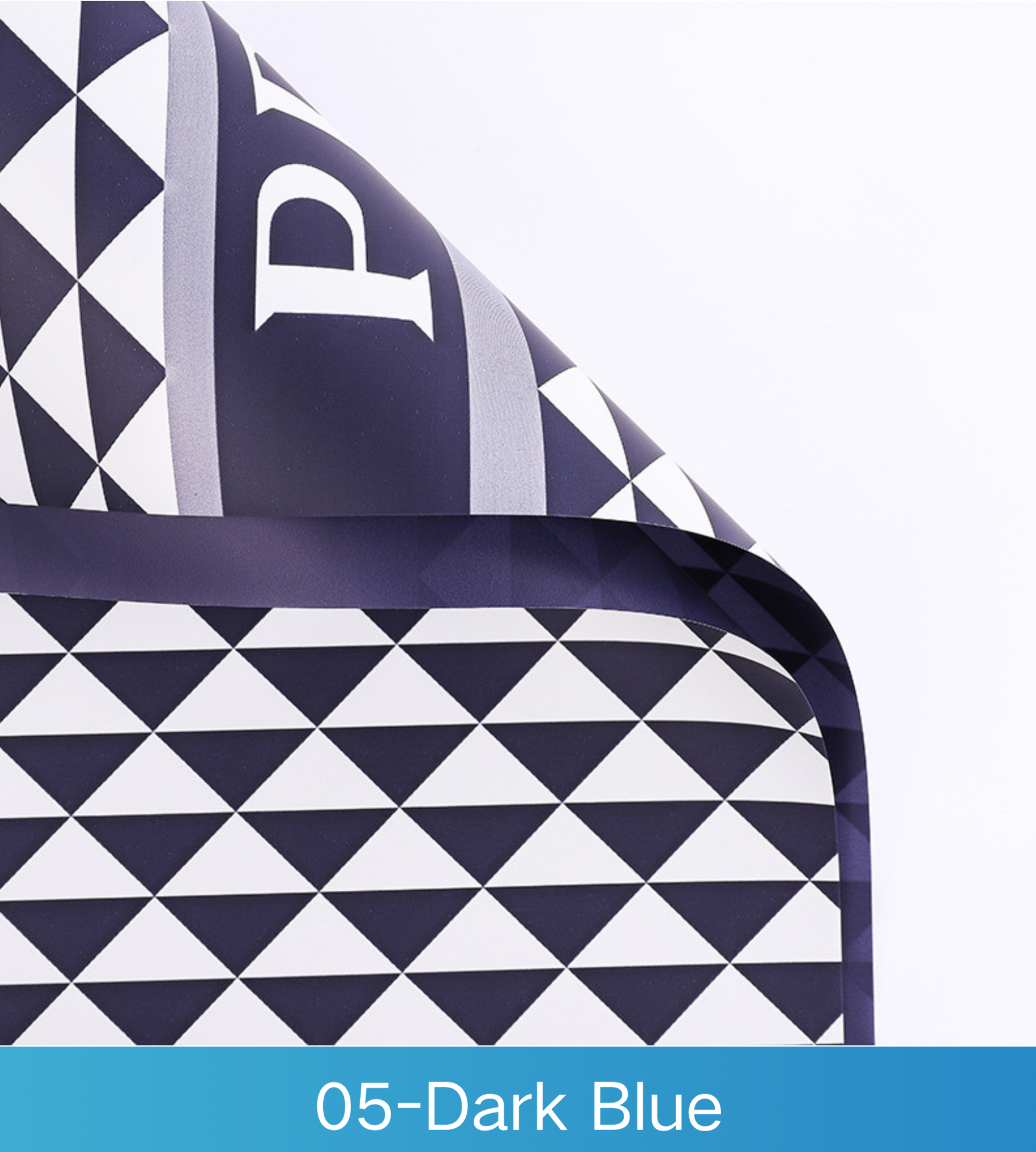 Smooth Navy Branded Paper