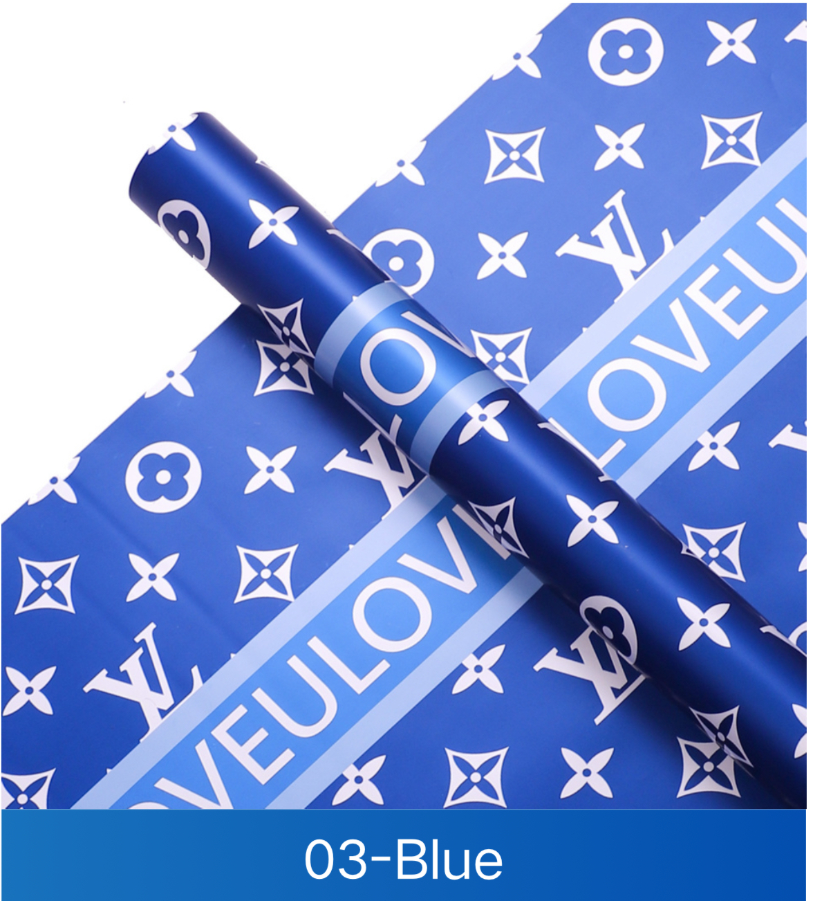 Blue Design Branded Paper