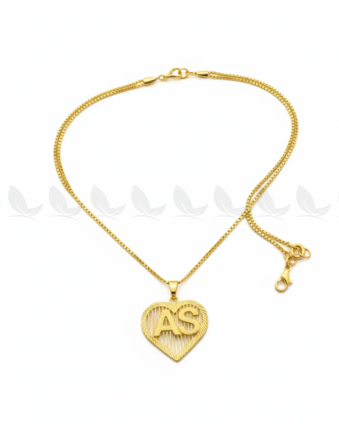 Heartfelt Pendant Initials Custom Necklace