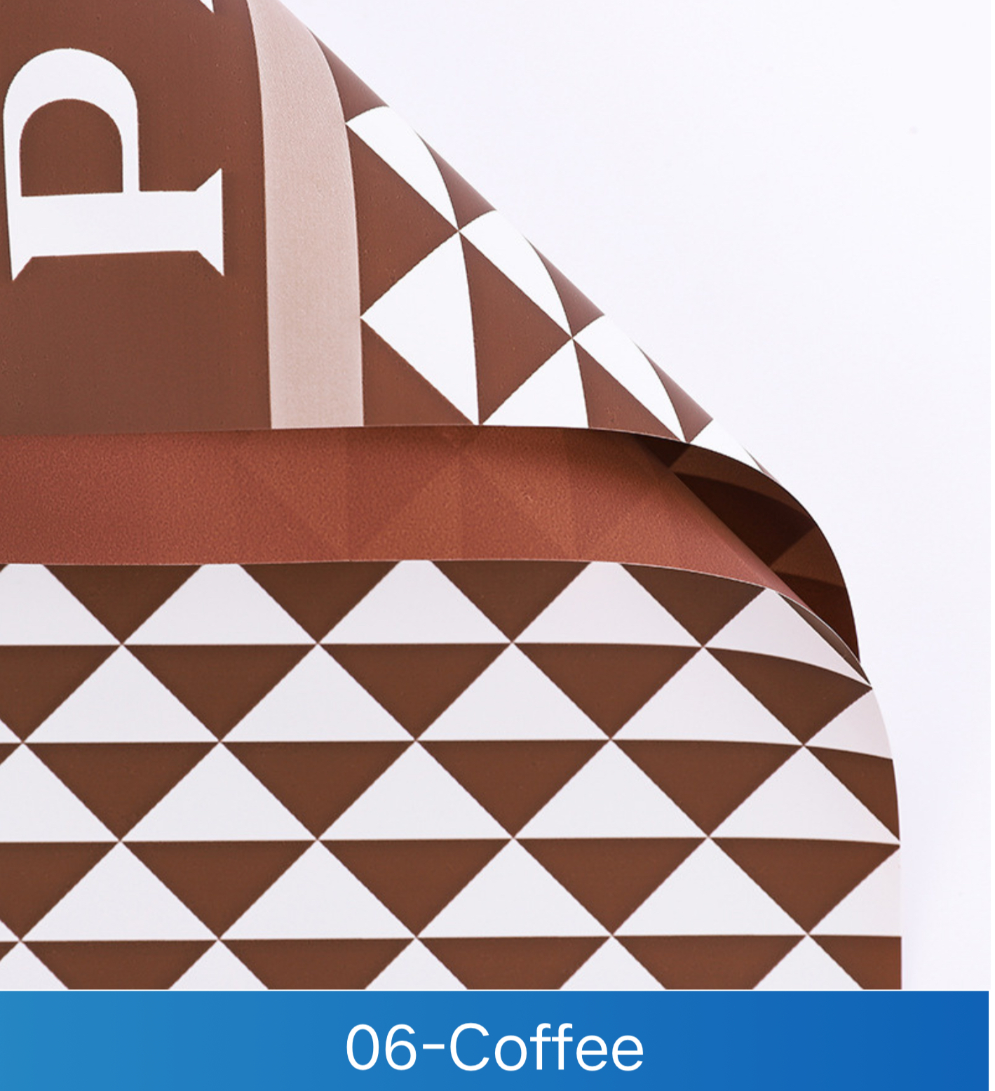 Smooth Brown Branded Paper