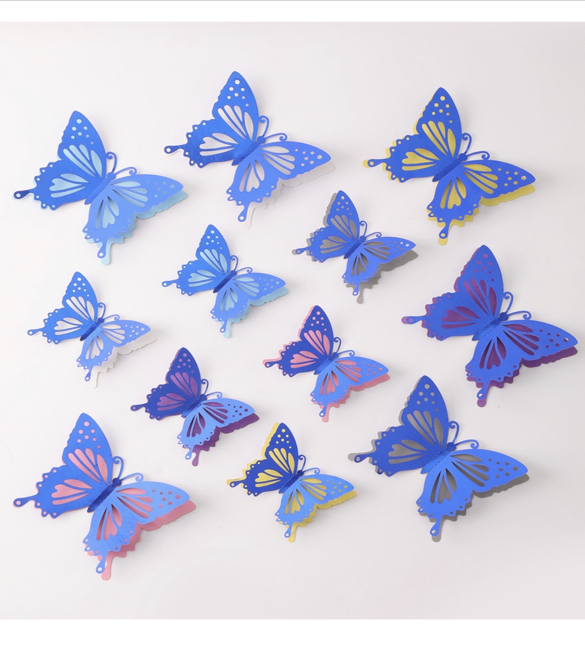 3D Butterfly Blue Pack