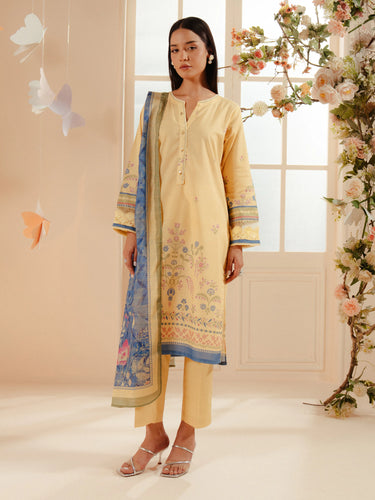 Pret 3Pc Embroidered Mesuri Suit