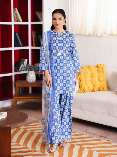 Pret 3Pcs Printed Lawn Suit