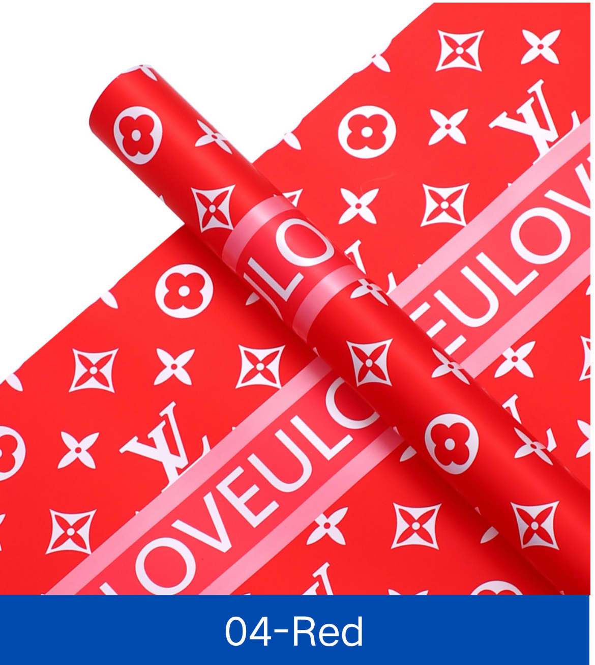 Red Design Branded Paper