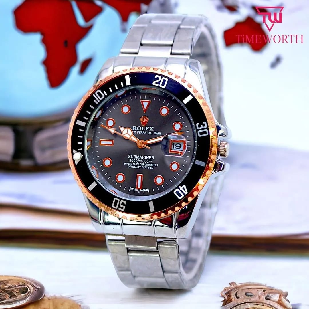 Men's Modern Stylish Watch with Date Working Random Multicolor Dial With Box