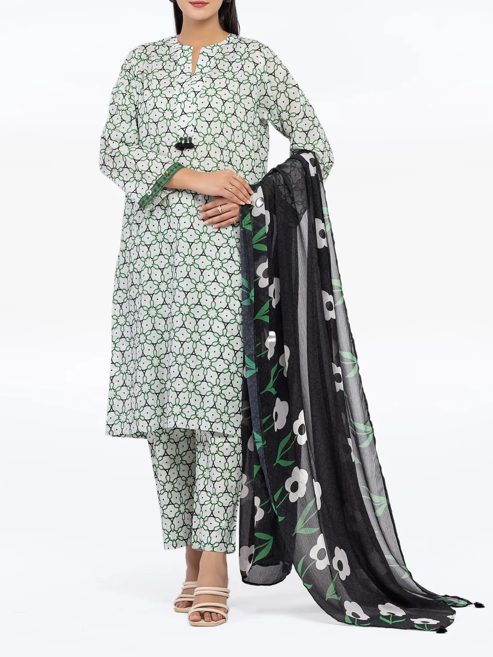 Pret 3Pc Printed Lawn Suit