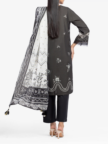 Pret 3Pc Printed Mesuri Suit