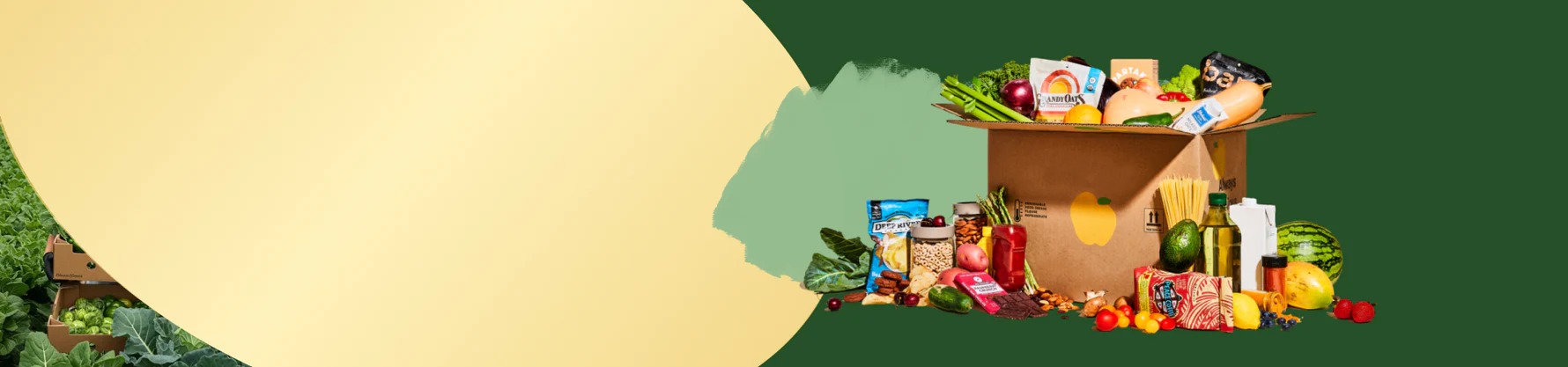 Grocery sale banner