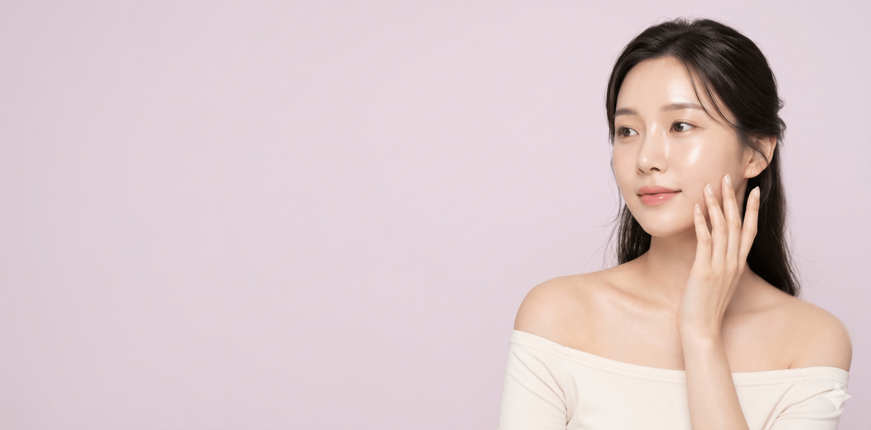 Natural beauty model