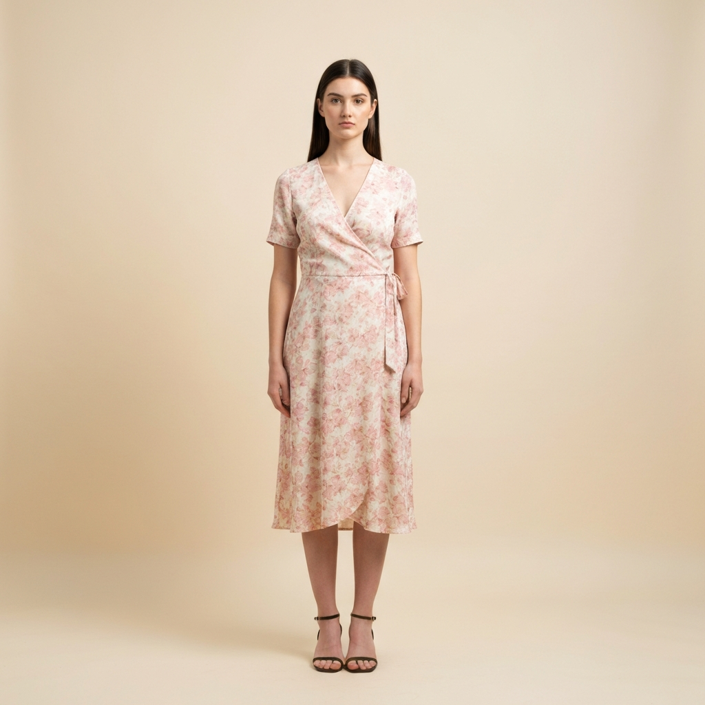 Satin Slip Midi Dress
