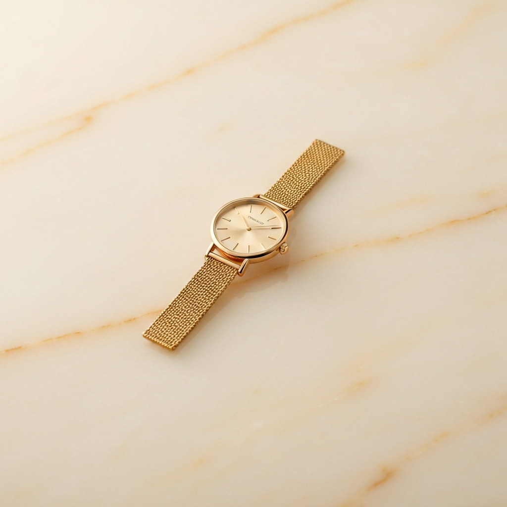 Slim Gold Watch