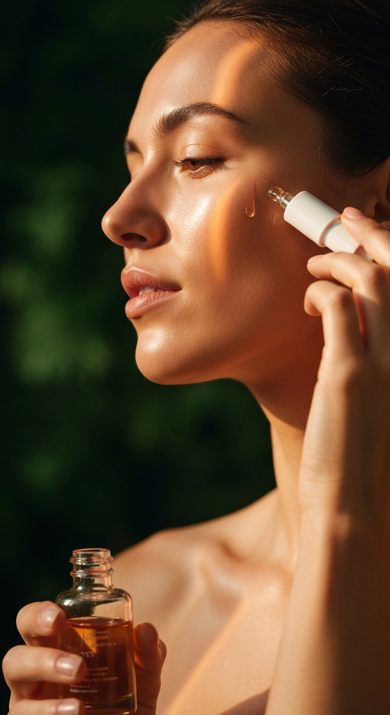 Floating serum bottle