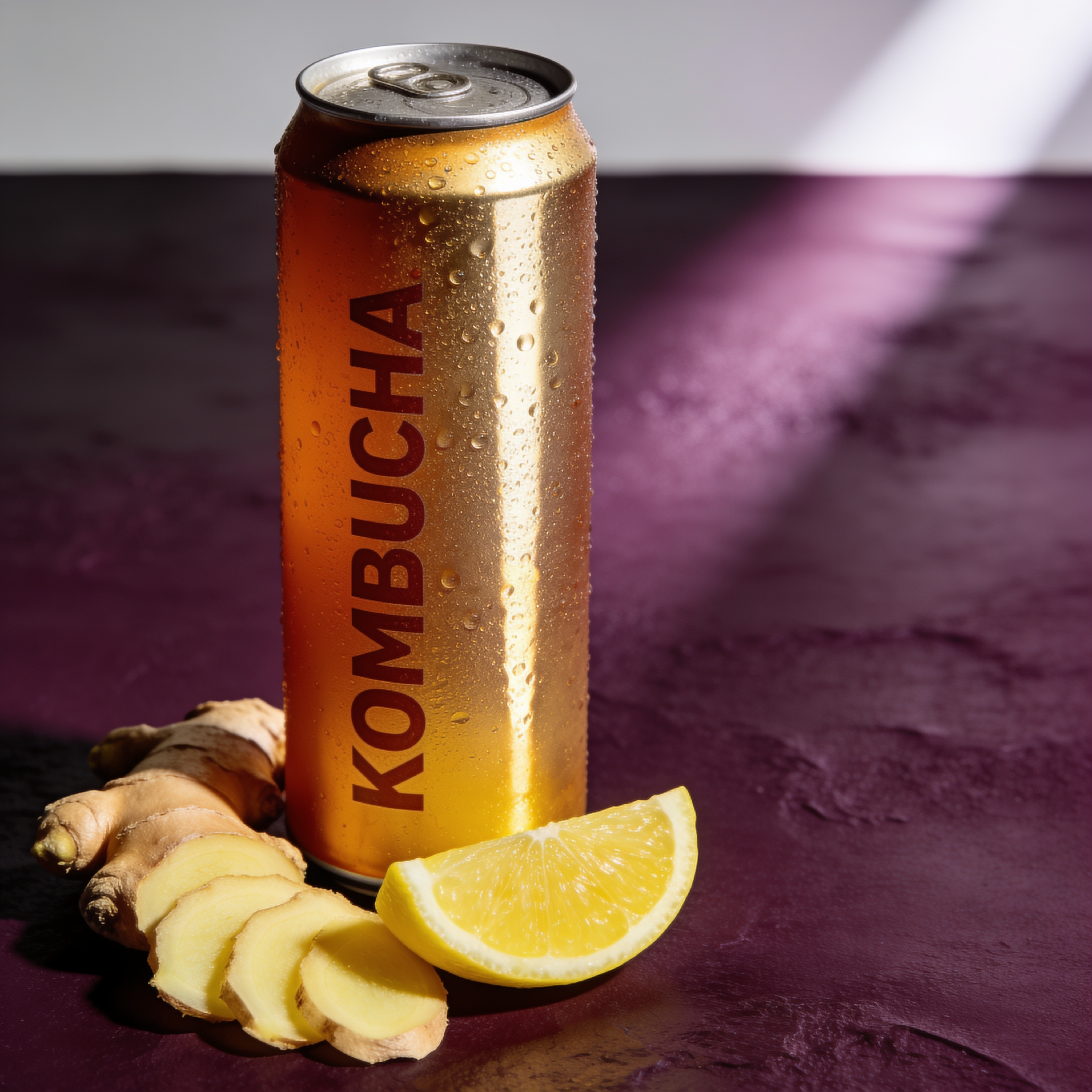 Ginger Lemon Kombucha