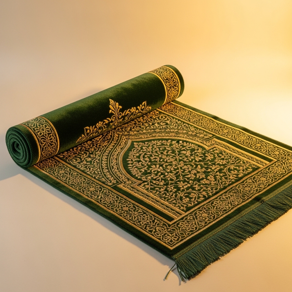 Velvet Prayer Mat Set