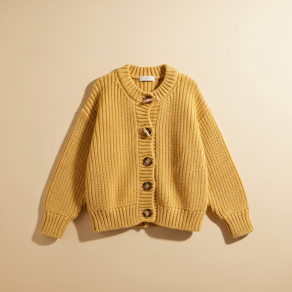Butter Yellow Knit Cardigan
