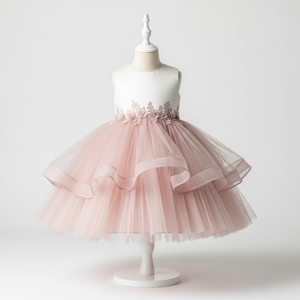 Ivory Tulle Party Dress