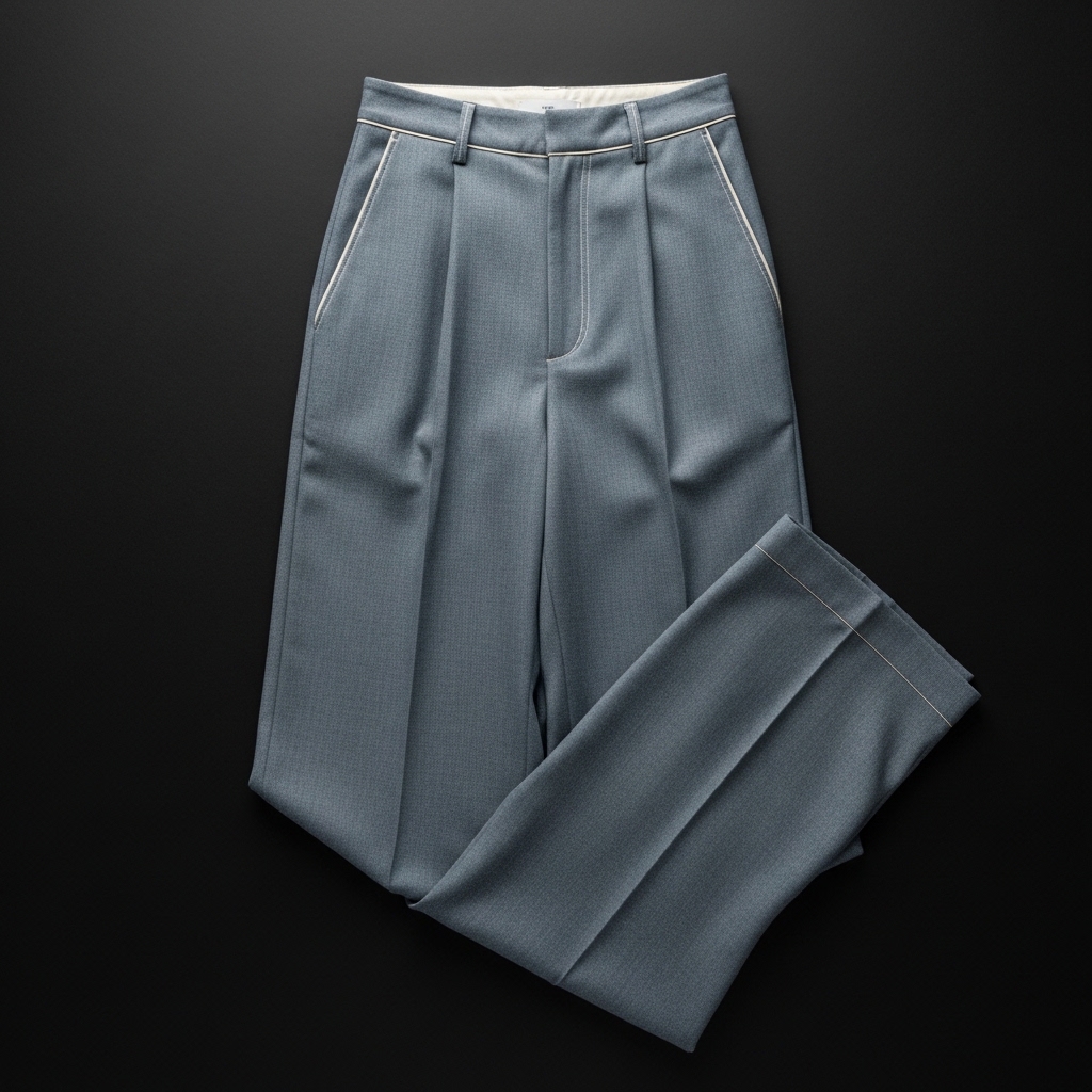 Slim Wool Trousers