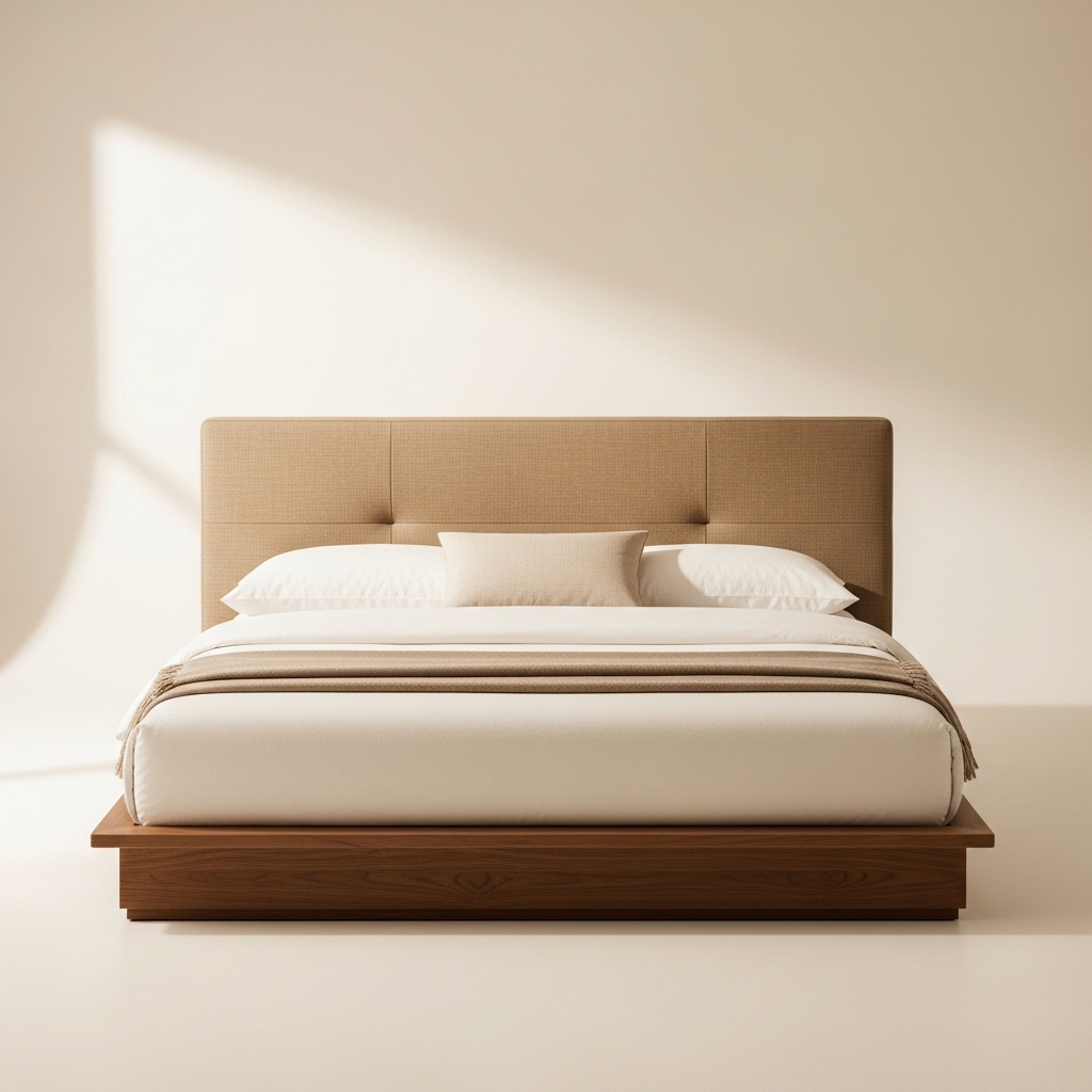 Linen Platform Bed