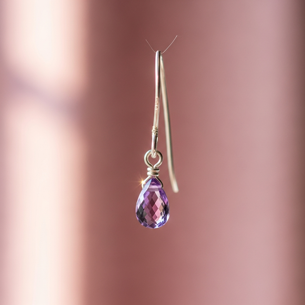 Amethyst Drop Earrings