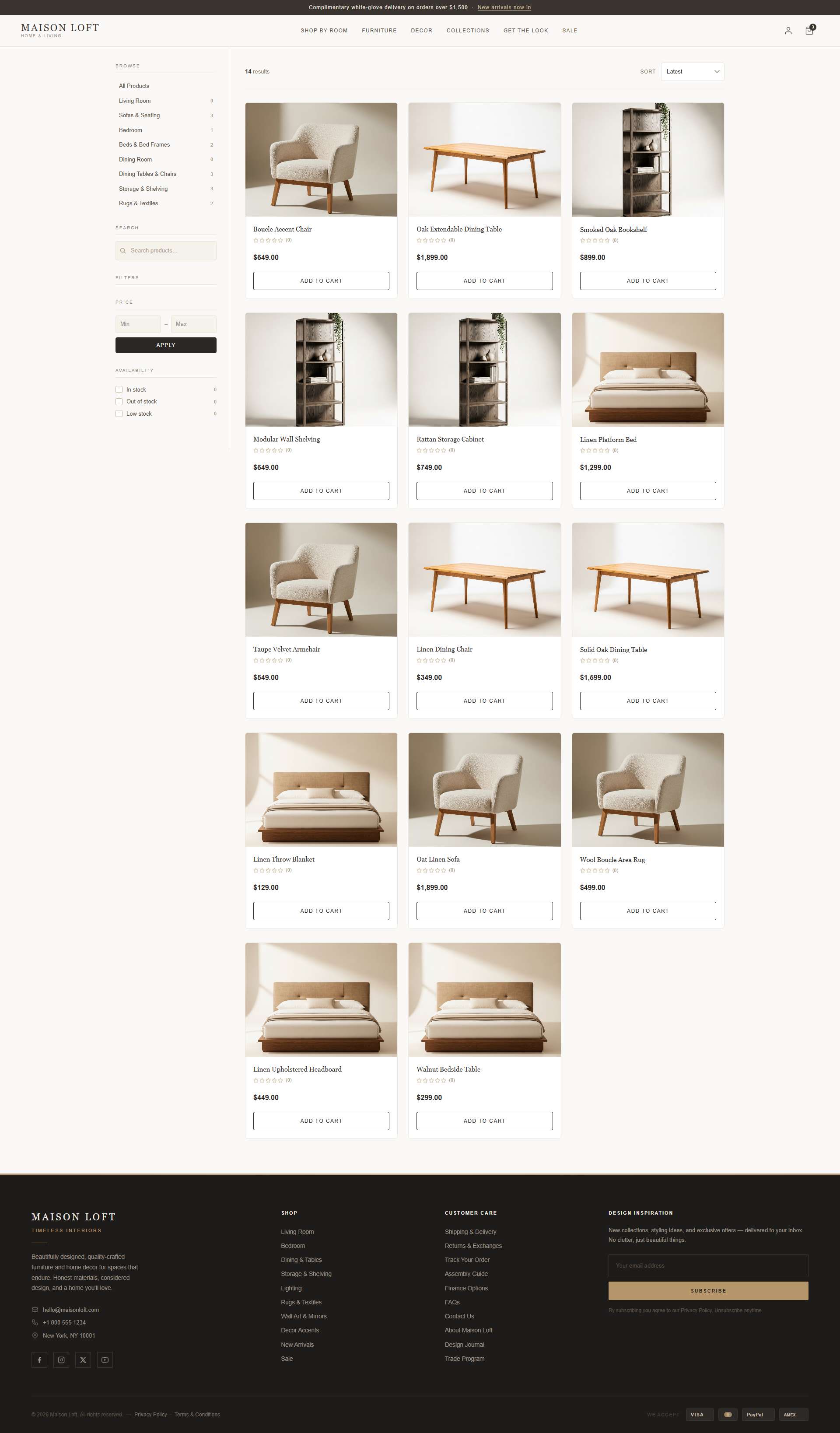 Conversion-ready storefront