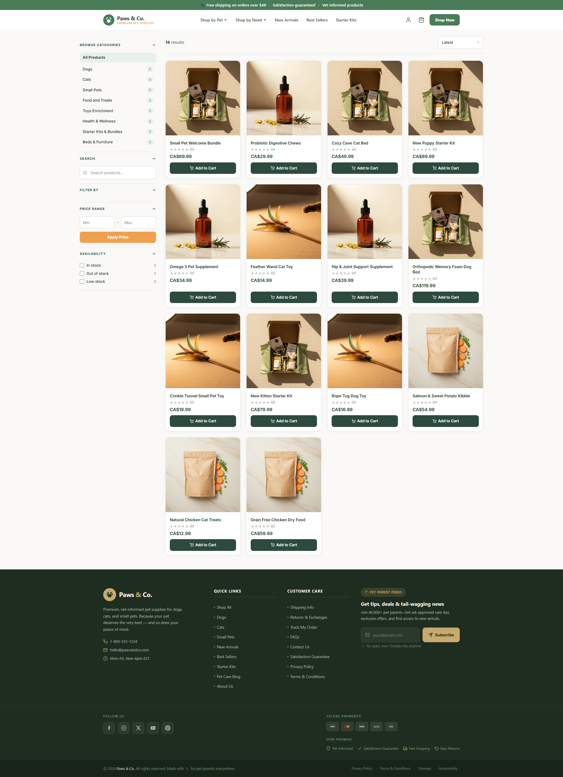 Conversion-ready storefront