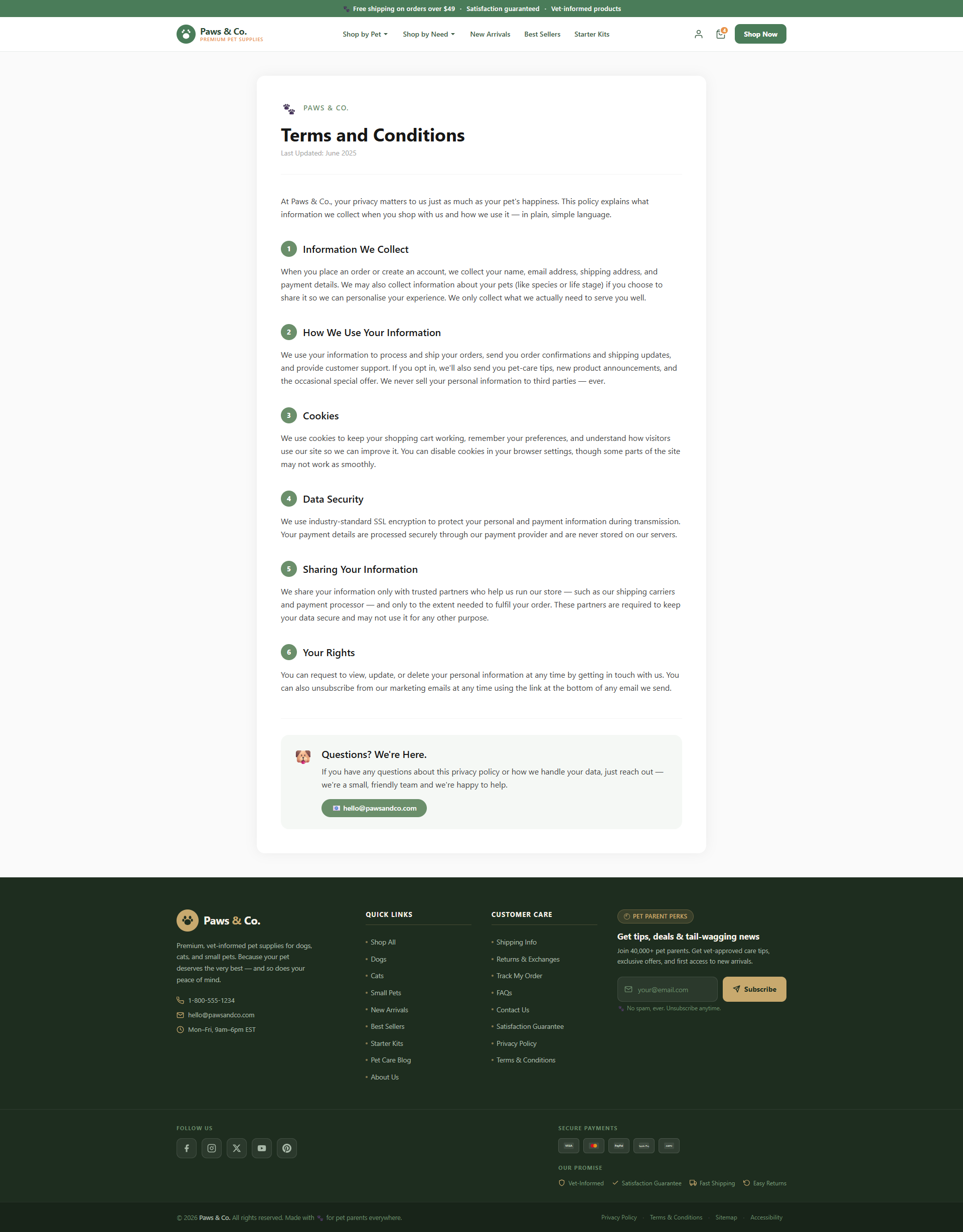 Paws & Co. style 7