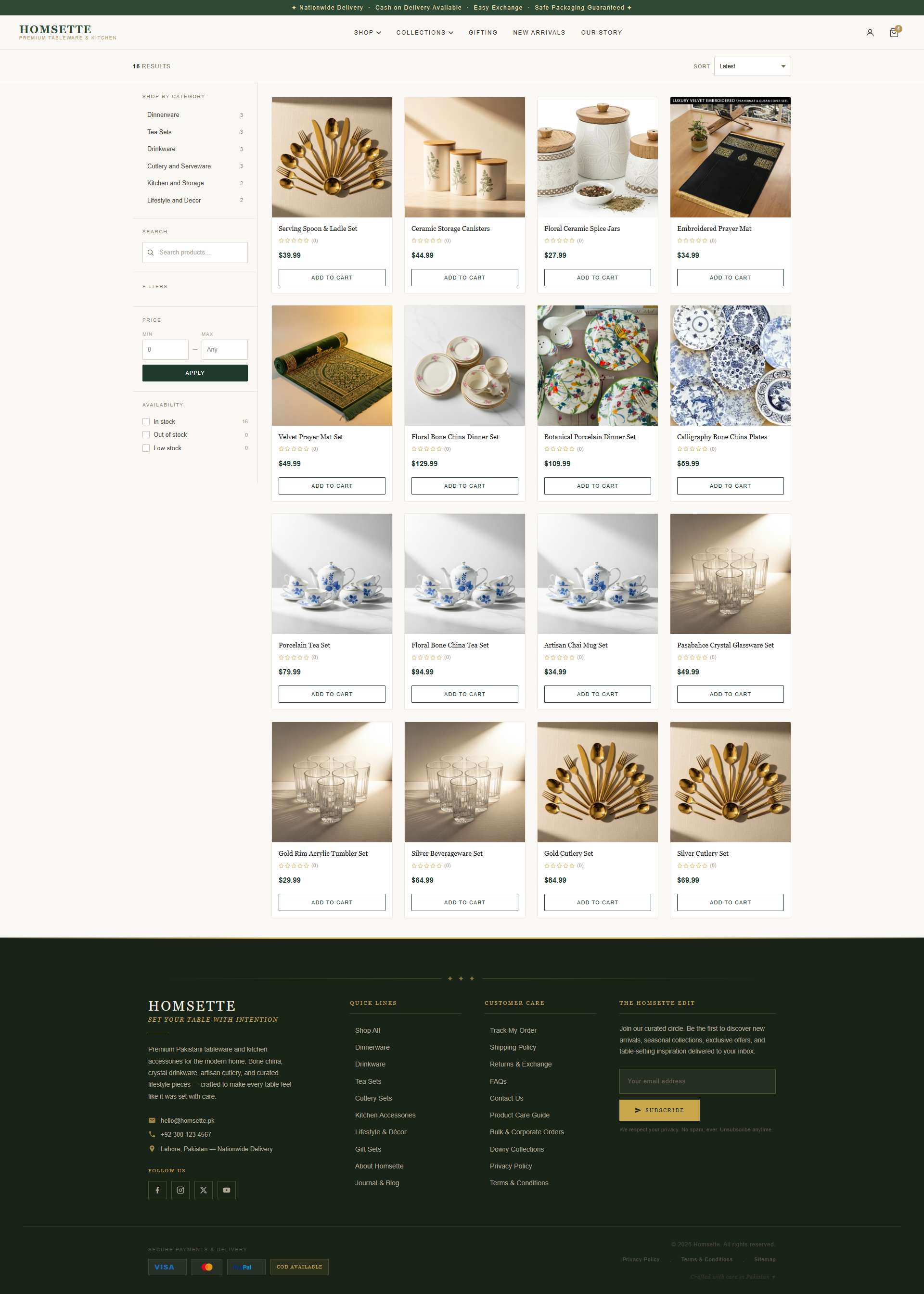 Conversion-ready storefront