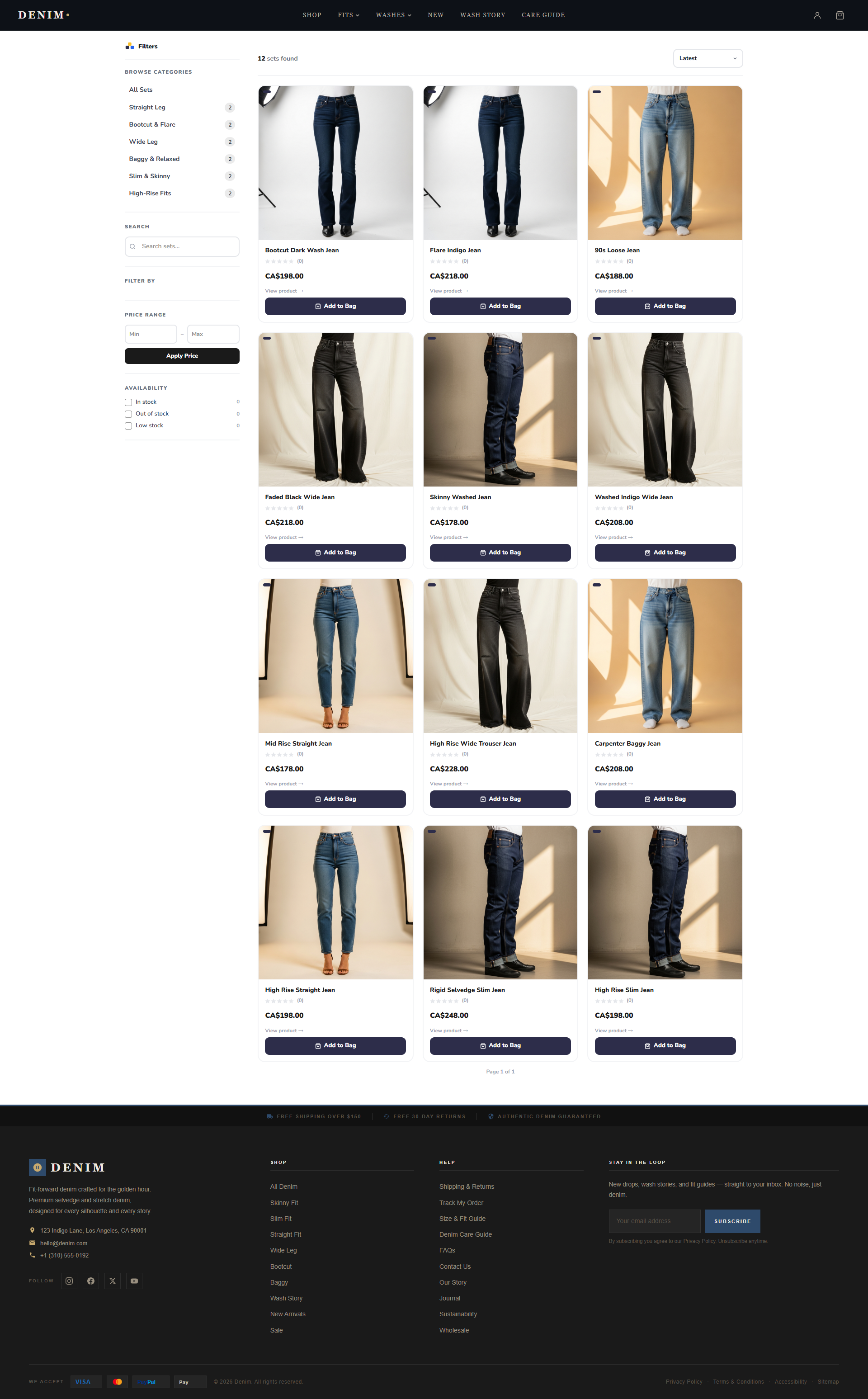 Conversion-ready storefront