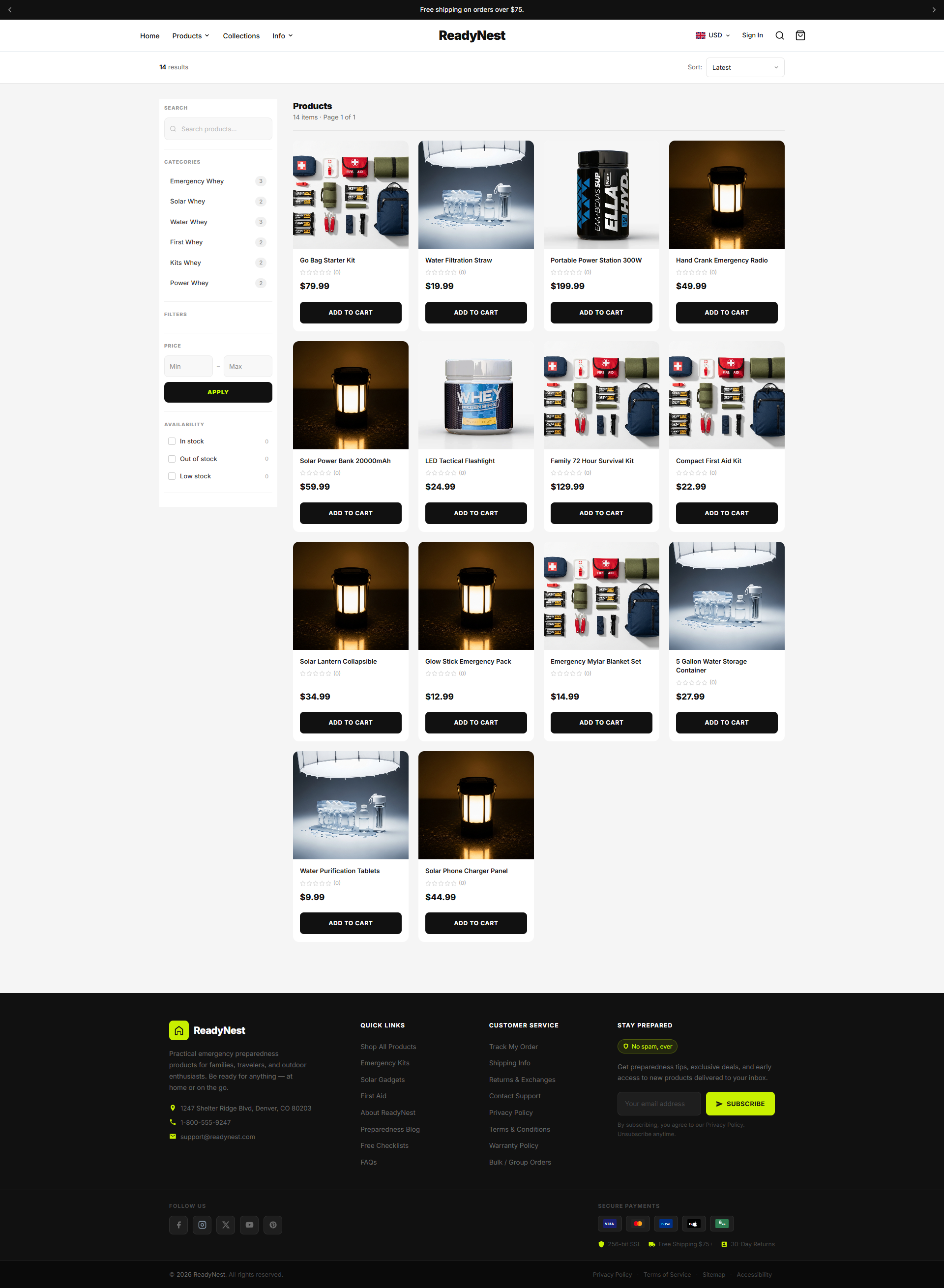 Conversion-ready storefront