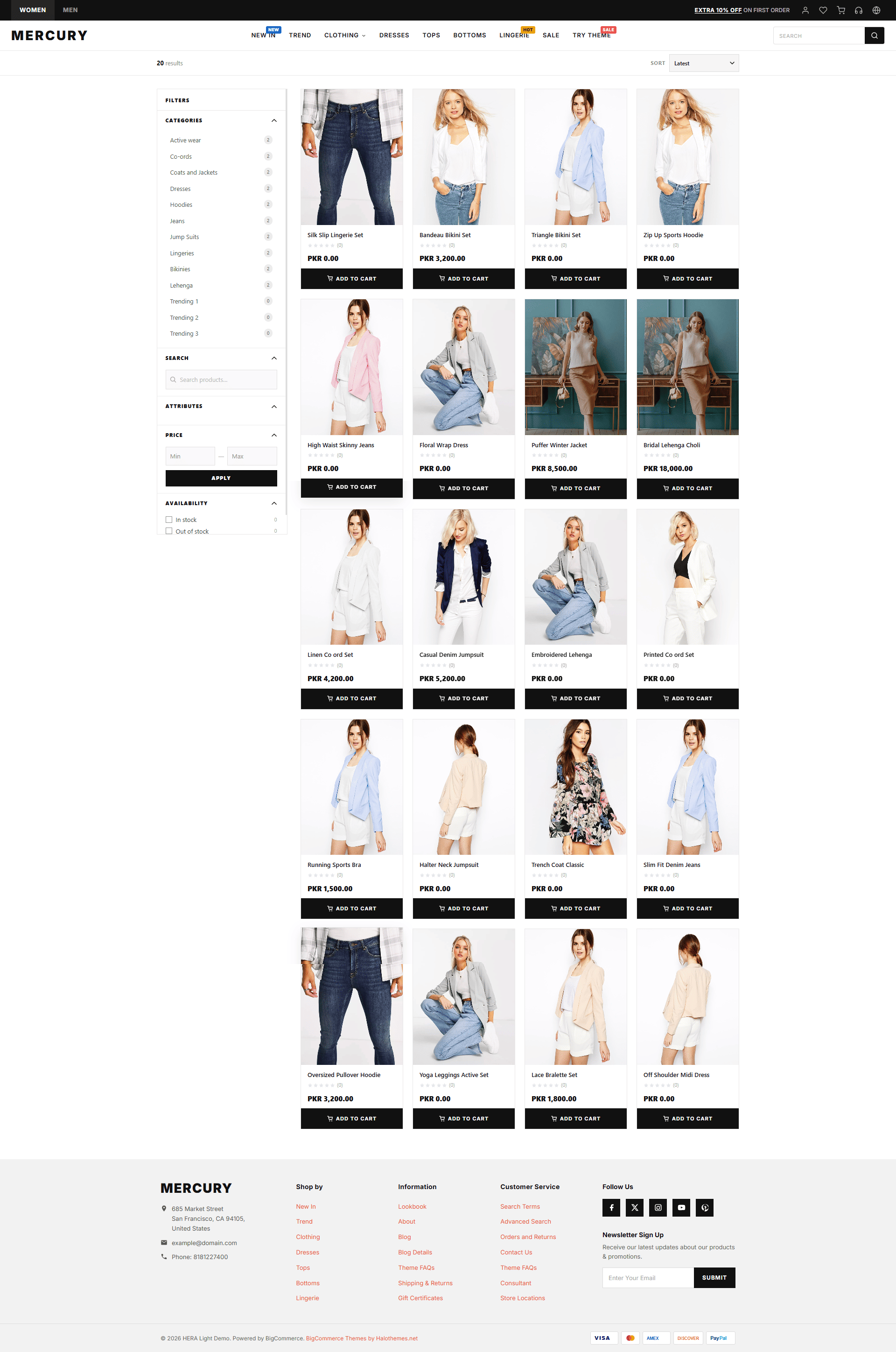 Conversion-ready storefront
