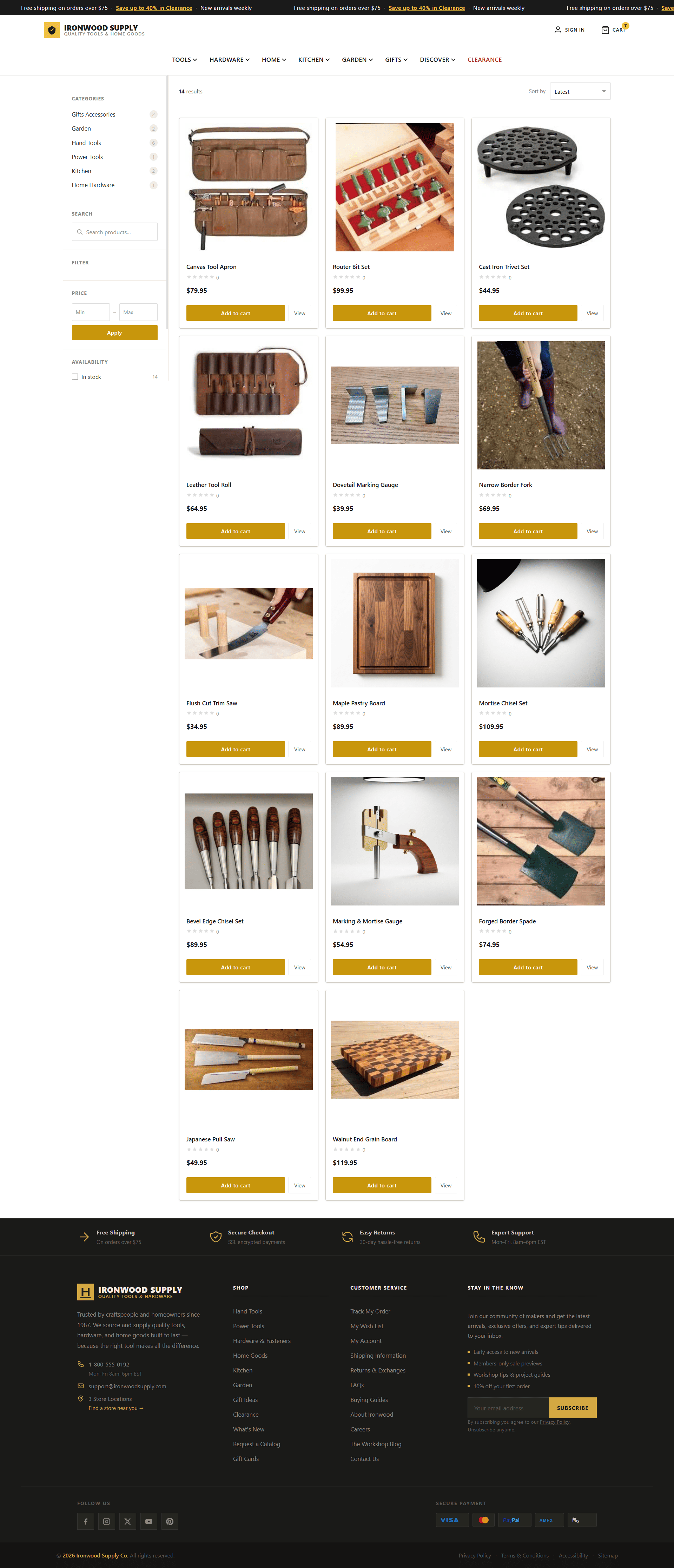 Conversion-ready storefront
