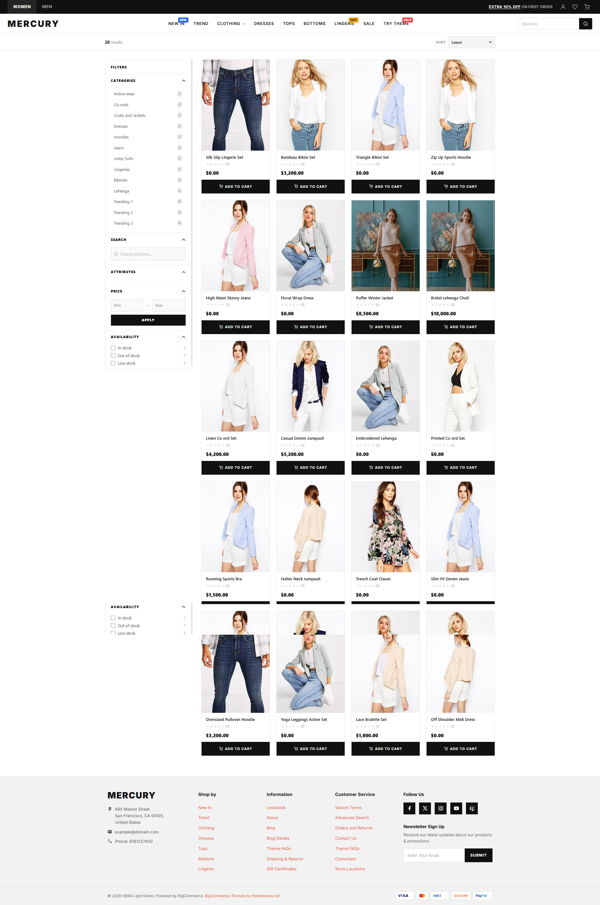 Conversion-ready storefront